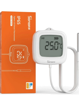 SONOFF SNZB-02LD IP65 Zigbee LCD Smart Thermometer (Probe Version)