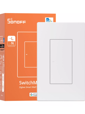 SONOFF Zigbee Smart Wall Switch ZBM5 – No Neutral 1CH