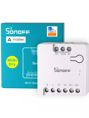 Sonoff MINI-D Wi-Fi Smart Switch (Gate Garage Smart Switch)